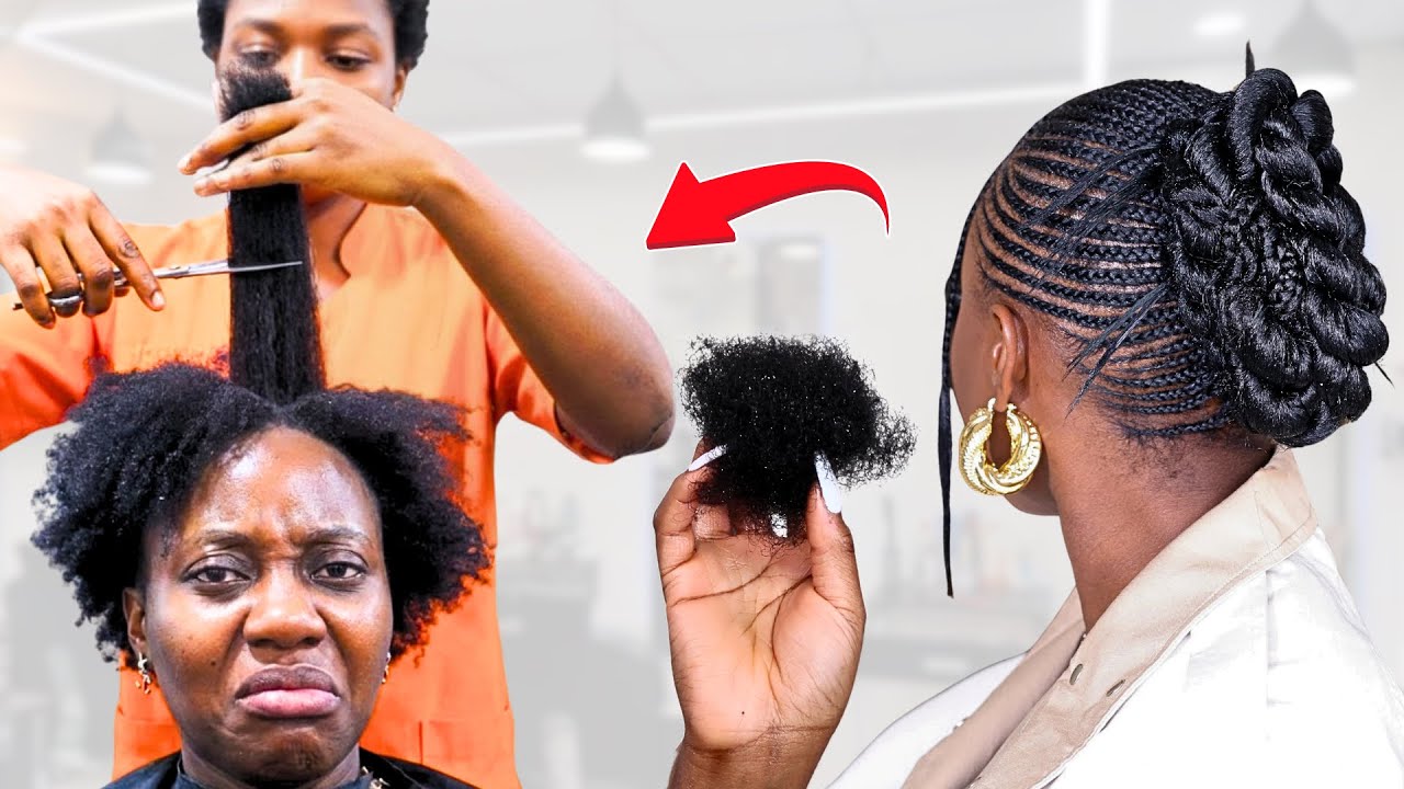 I Cut my 4c Hair to Repair Extreme Damage and Didn’t Expect This 😭