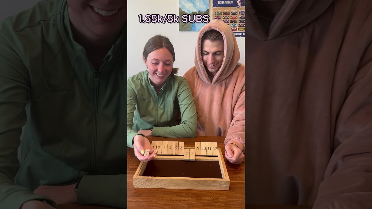 Shut the box (Pt. 46) #shutthebox #please #fypviralシ #challenge #couplesgame #pleasesubscribe
