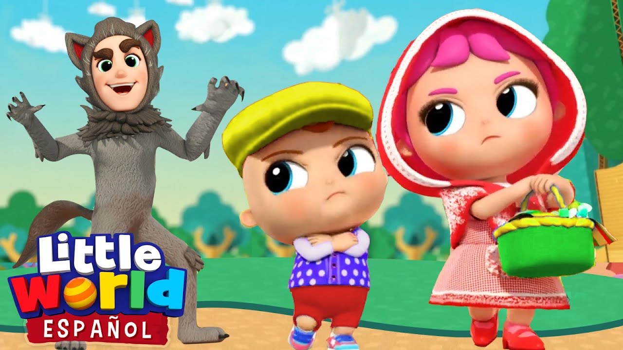 Bebé Juan Aprende a No Hablar con Extraños con Caperucita Roja | Canciones Infantiles para Aprender