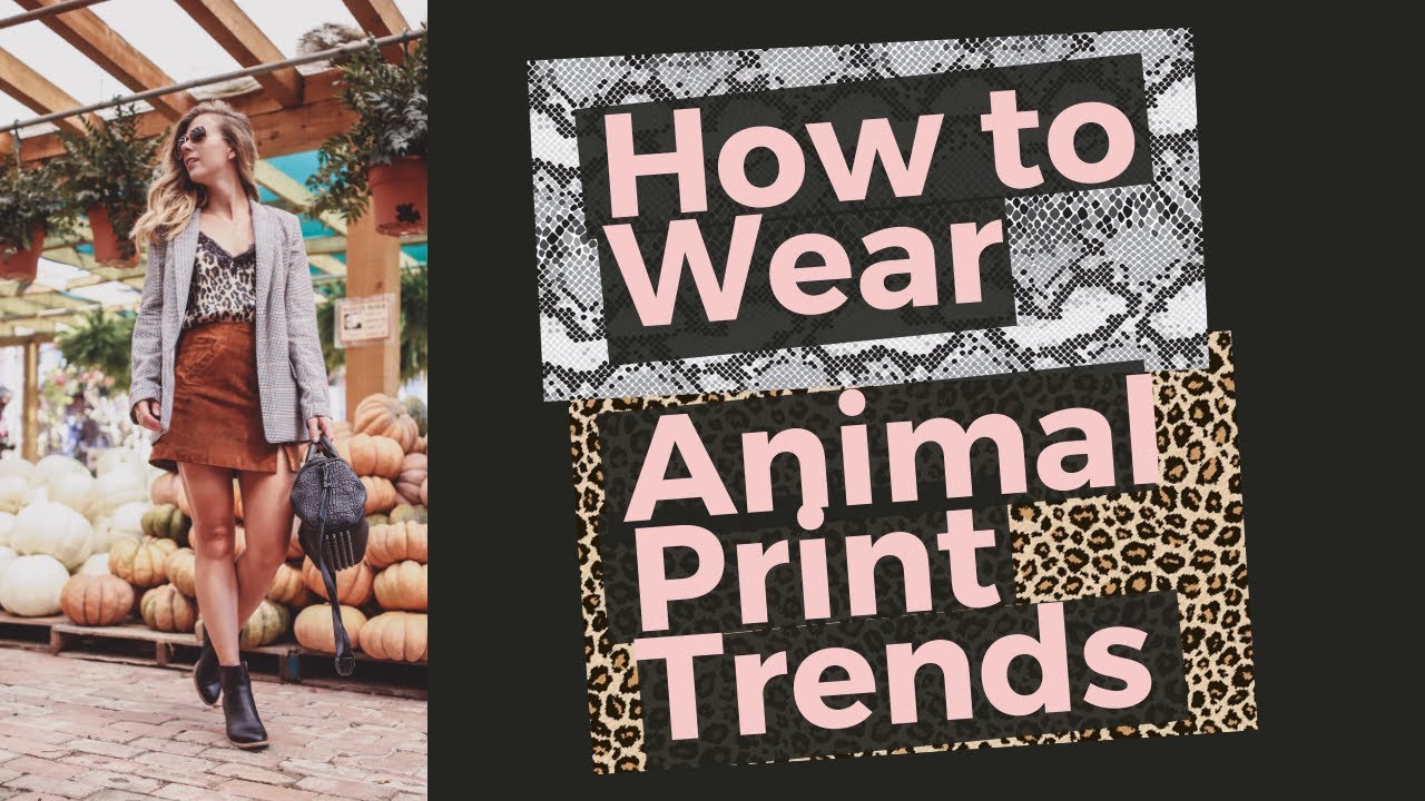 How to Wear the Animal Print Trend | Try On | Running in Heels