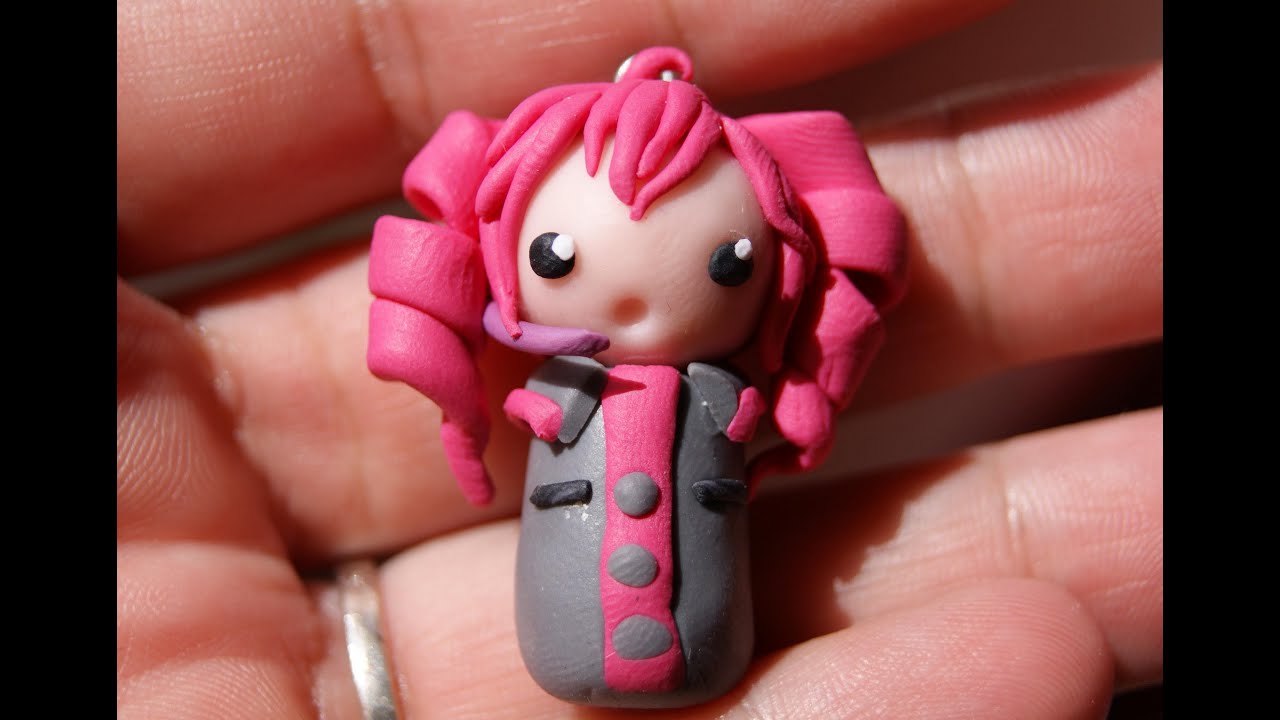 Chibi Kasane Teto: Polymer Clay