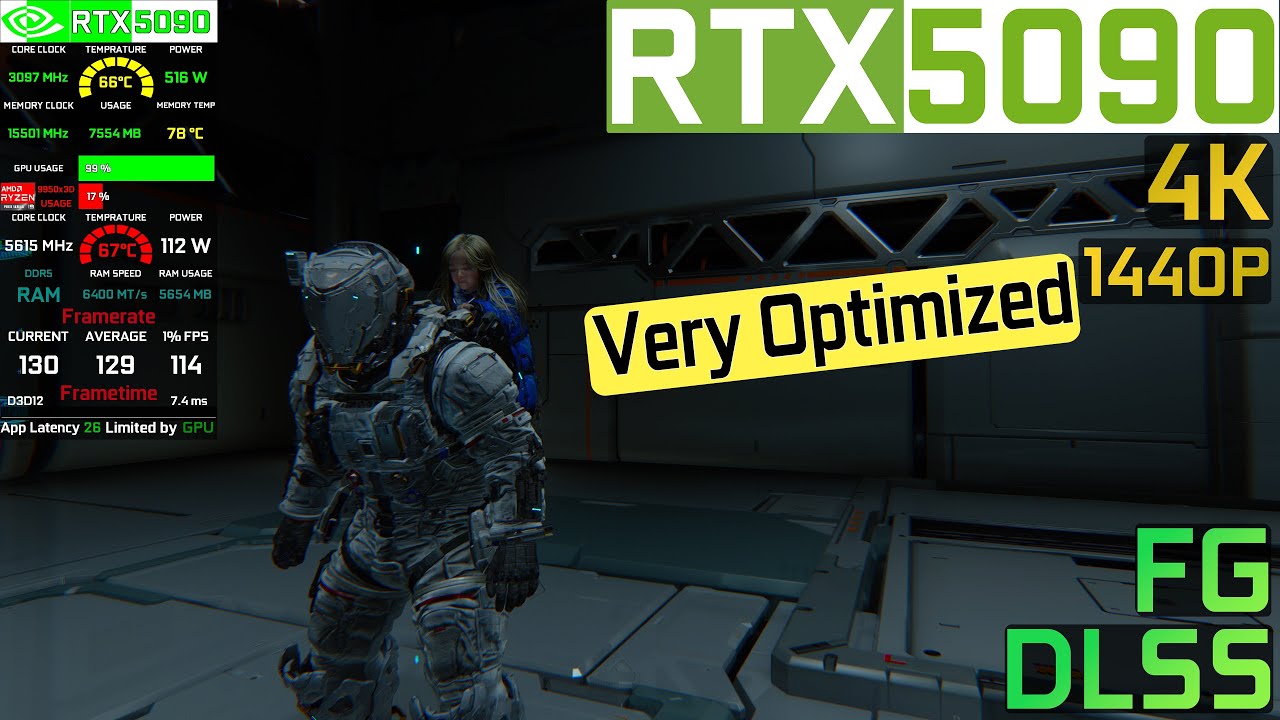 PRAGMATA - RTX 5090 - Движок RE от Capcom снова демонстрирует свои возможности