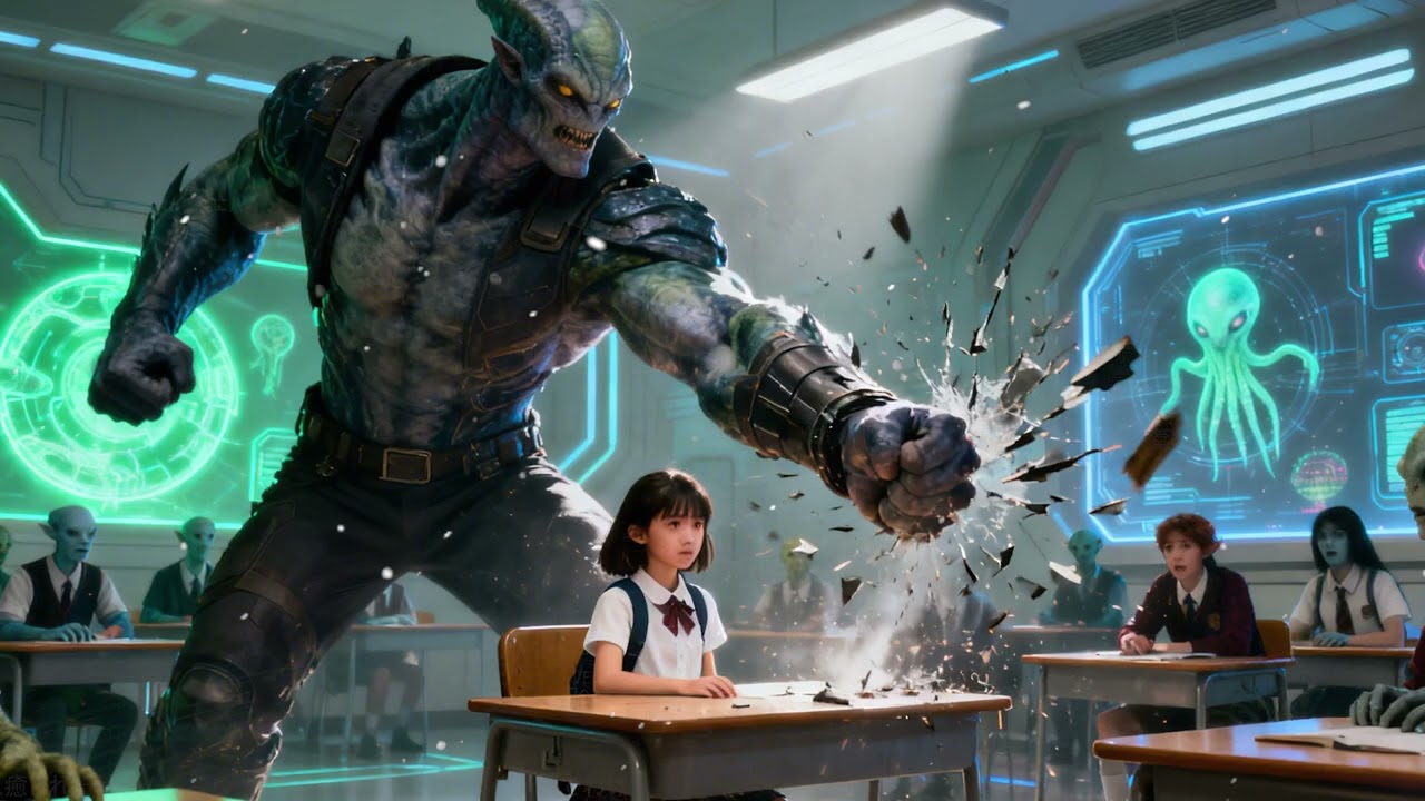 Alien Bully Hit a Deathworld Girl in Class | Ten Seconds Later, His Arm Was Broken   HFY Sci Fi