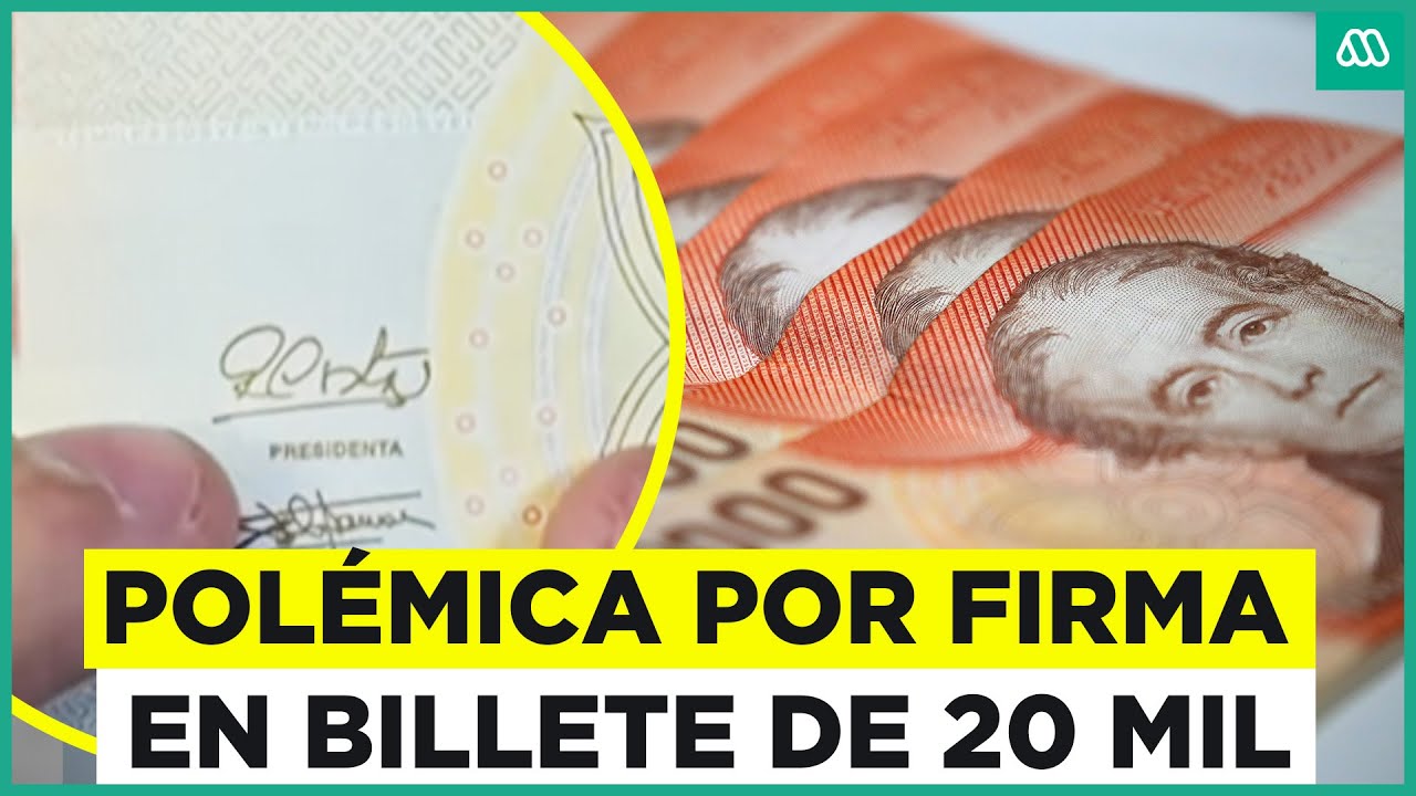 Polémica con billete de 20 mil pesos: Creyeron que era falso por contener firma de presidenta