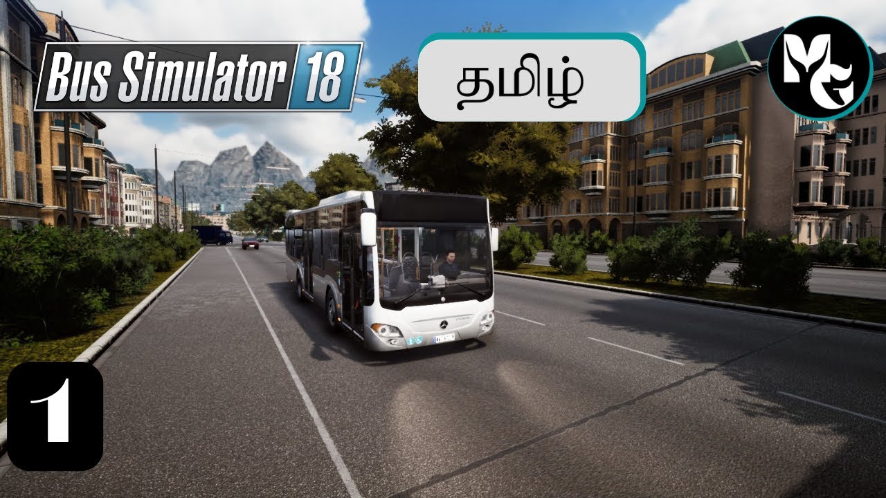 Bus simulator 18 pc gameplay  |  tamil  | Ep-1 |