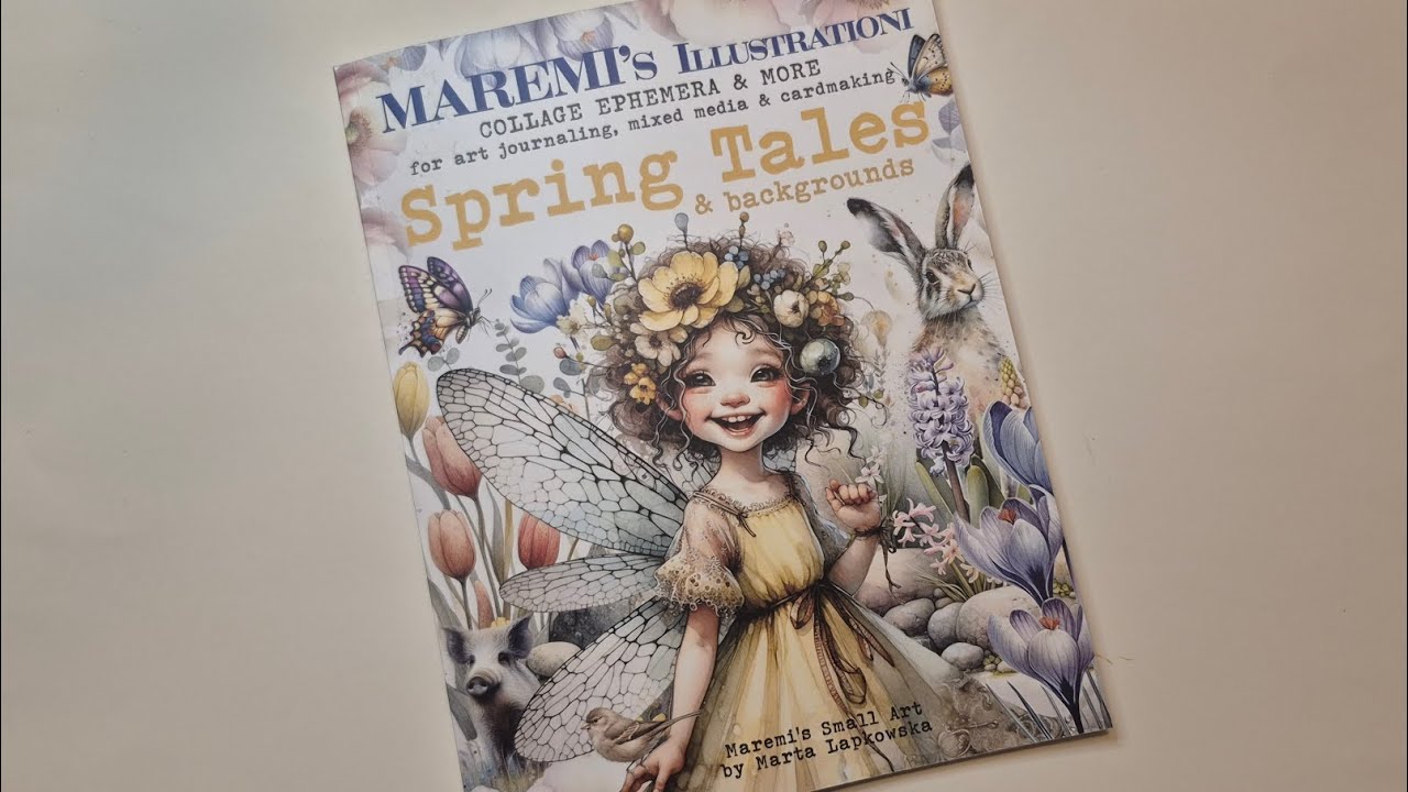 Книга-коллаж «Весенние сказки» от Maremi's Small Art — обзор, рецензия и советы по вырезанию!