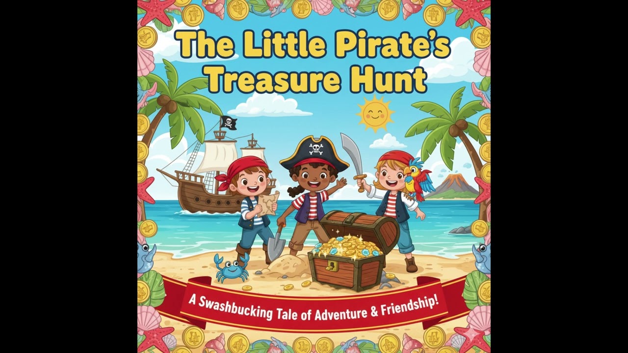 The Little Pirate’s Treasure Hunt: A Magical Adventure | Rolling Kitten TV