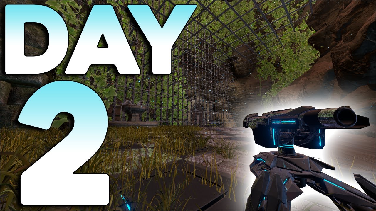 Day 2 Fortifying our Broken Spider Cave in ARK PVP | Mesa 4-Man