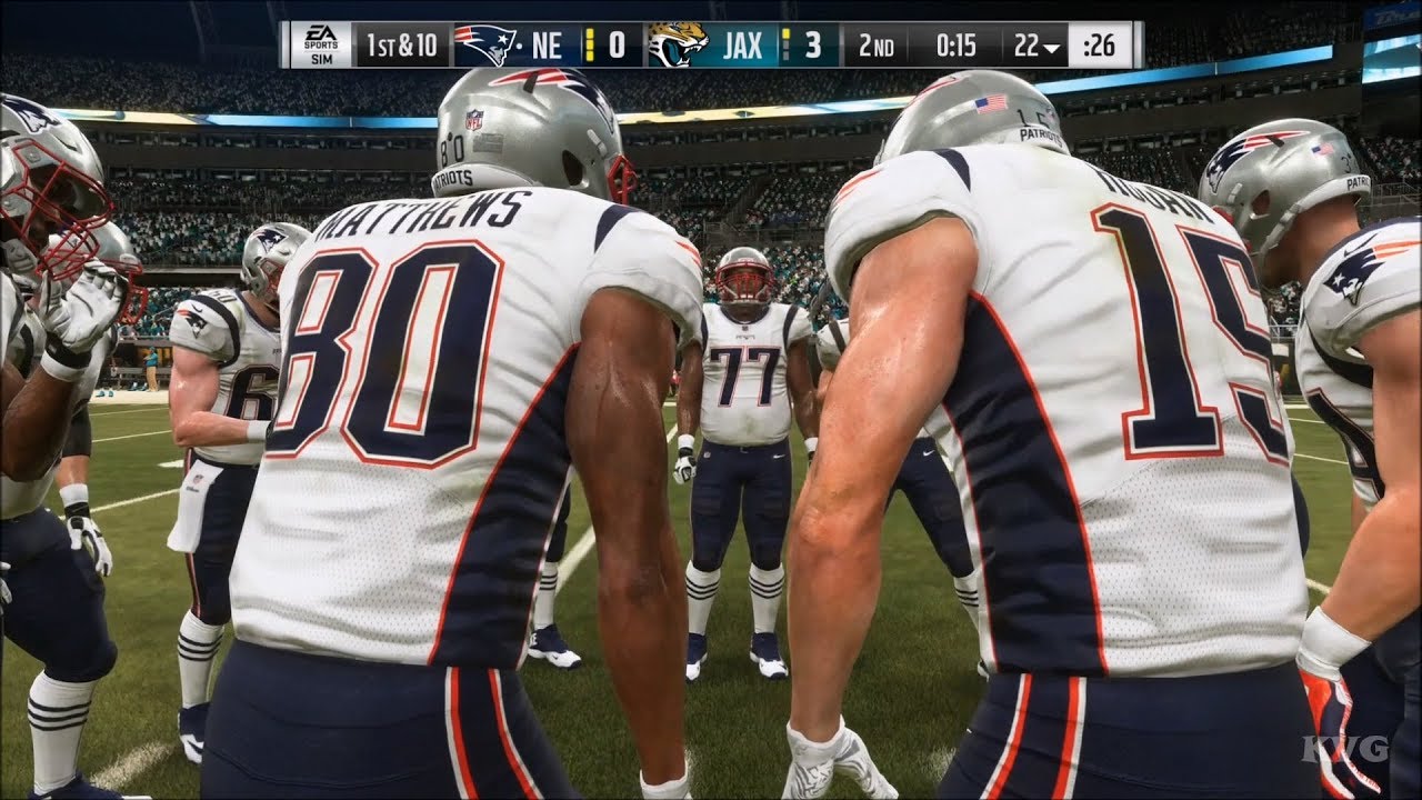 Madden NFL 19 - Jacksonville Jaguars vs New England Patriots - Gameplay (HD) [1080p60FPS]
