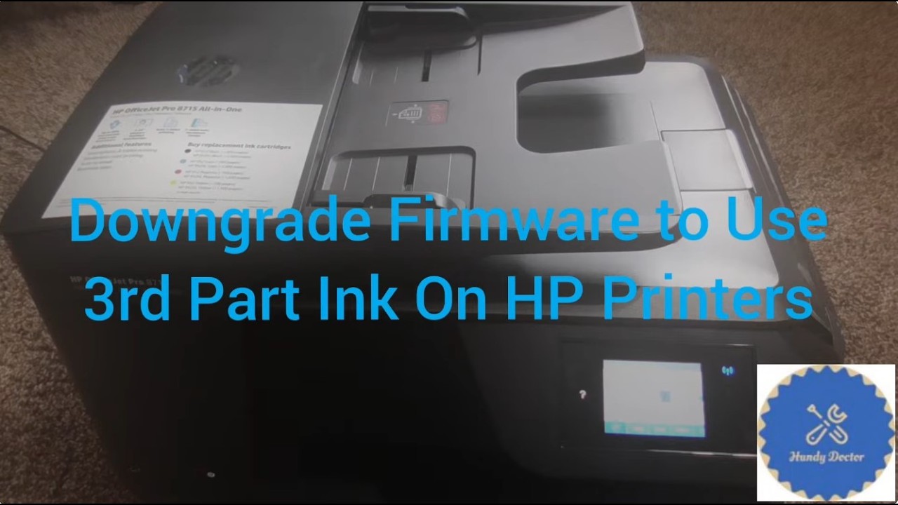 Понижение версии прошивки принтера HP для использования совместимых/сторонних картриджей, обнаруж...