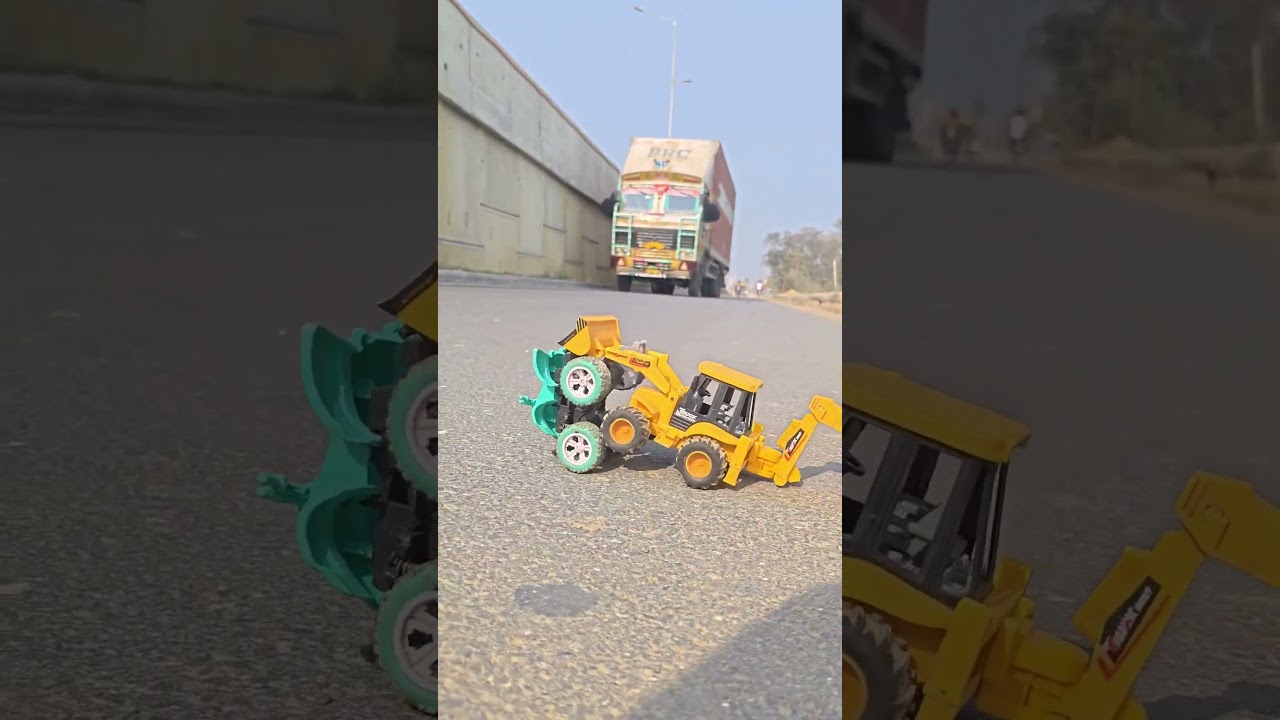 Remote control JCB Mini and dumper truck loader UNBOXING Testing and review 🔔