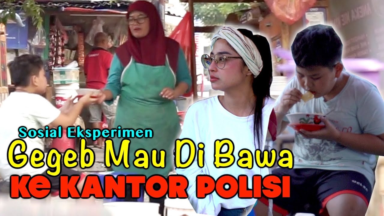GEGEB PANIK MAU DBAWA KE KANTOR P0LIC3