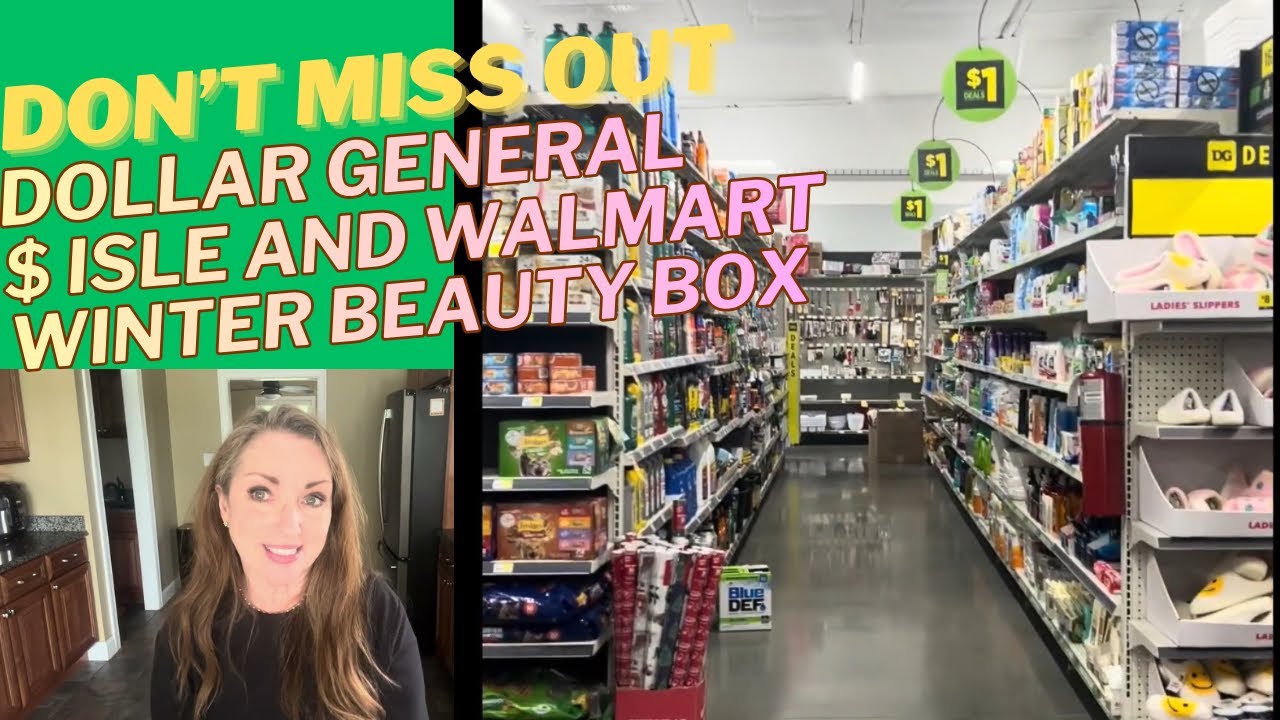 Обзор зимней косметической коробки Dollar General и Walmart.