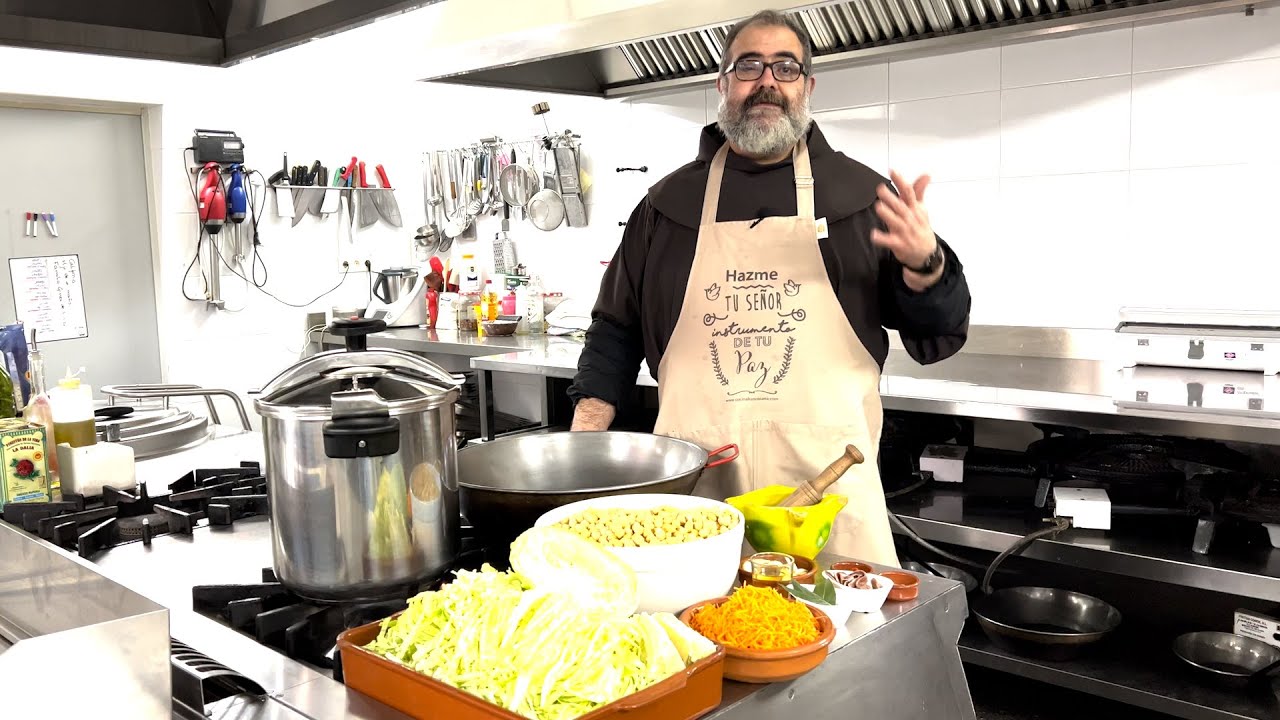 Garbanzos con col
