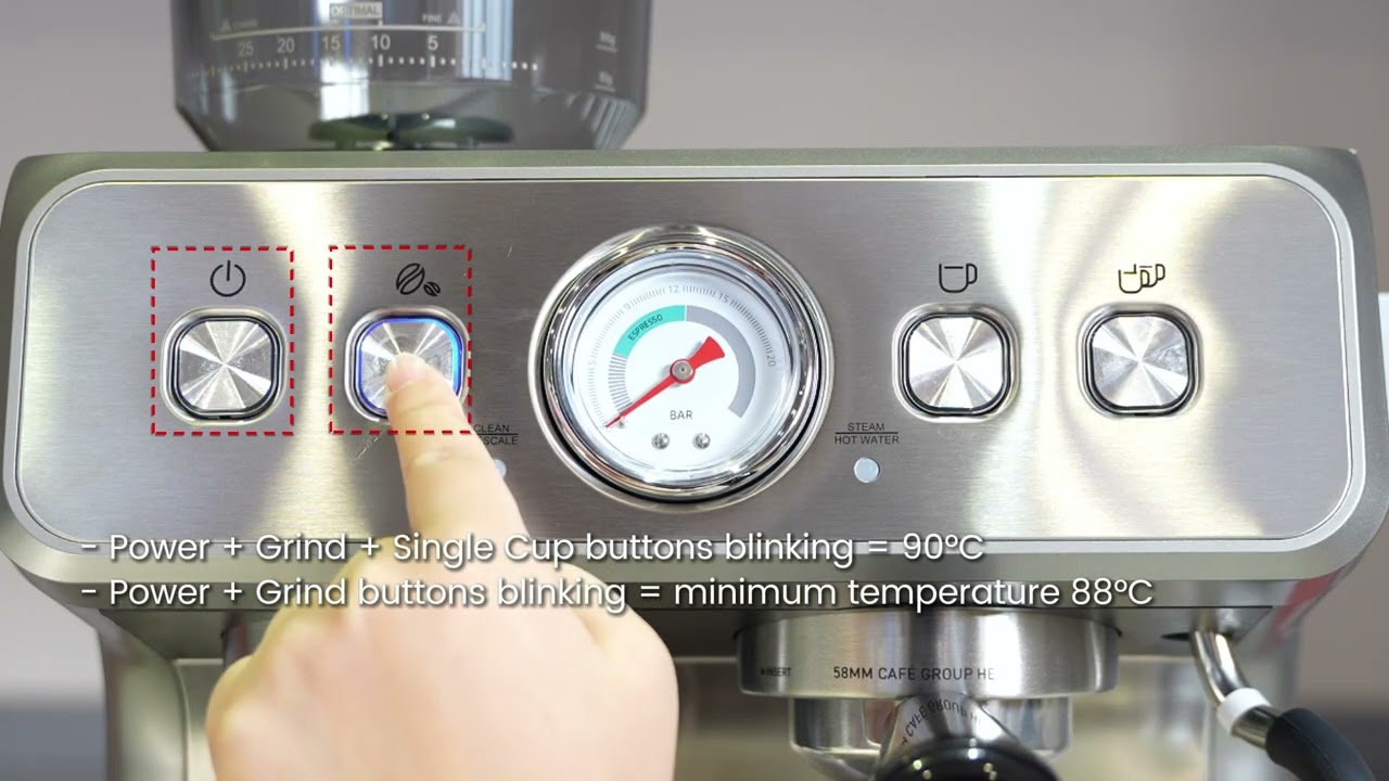 80020KCM0 | How to Set the Extraction Temperature