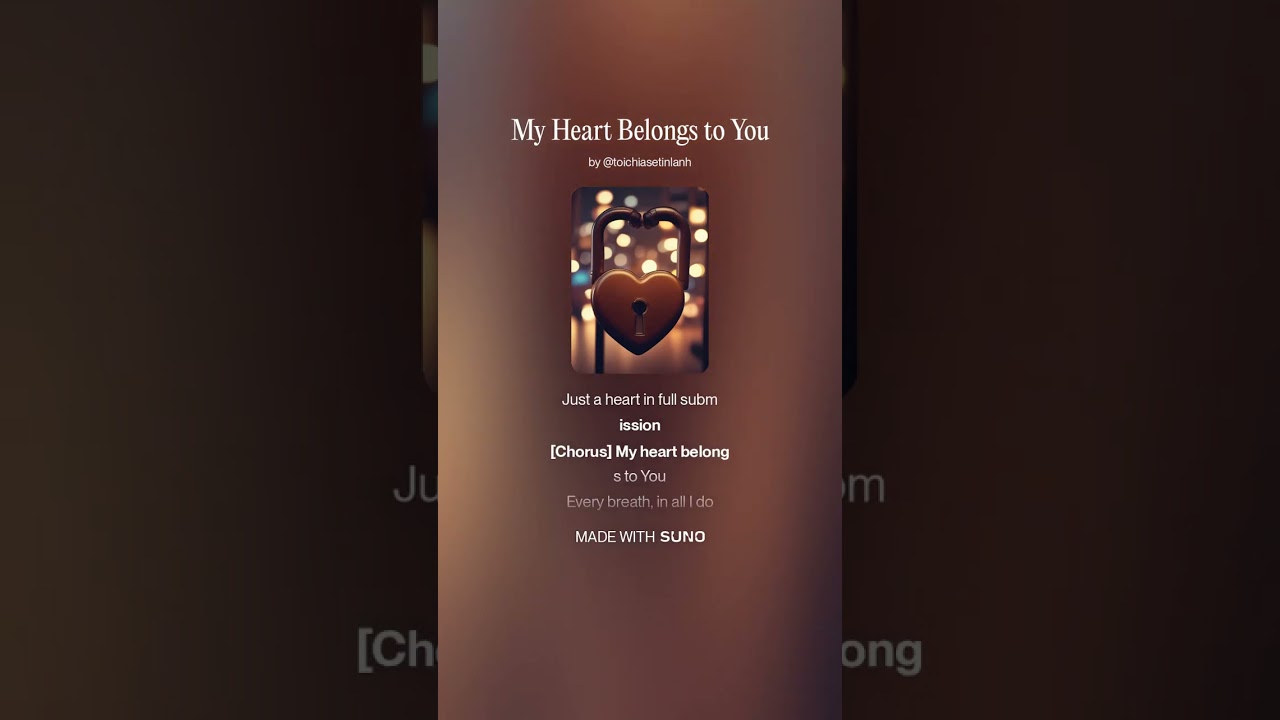 My Heart Belongs to You, Hymn, Worship Song, Christian song, Markpi Studio