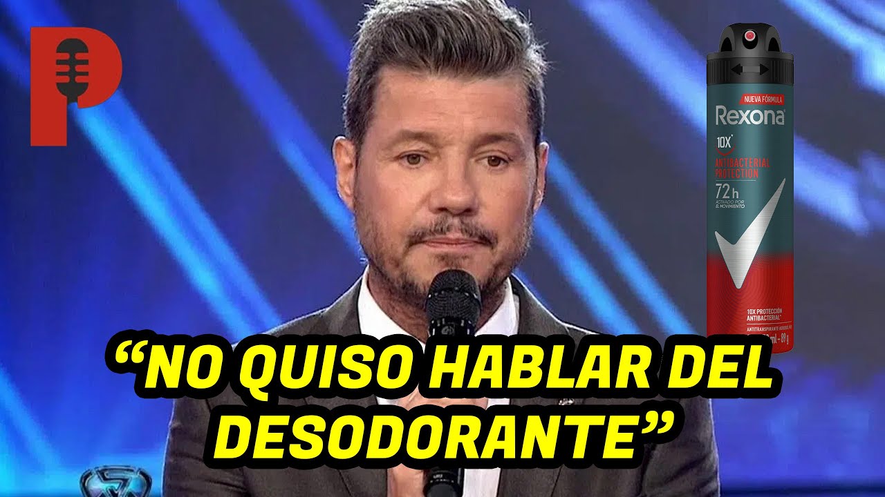 TINELLI CANCELÓ UNA ENTREVISTA POR EL MITO DEL DESODORANTE