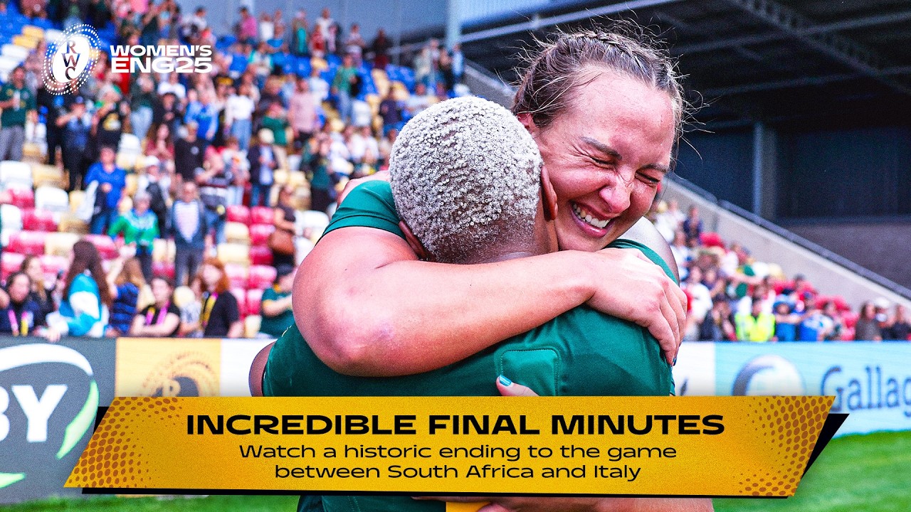 Dramatic Finale 🤯 | Final 13 minutes that made history | Italy v South Africa | Rugby World Cup 2025
