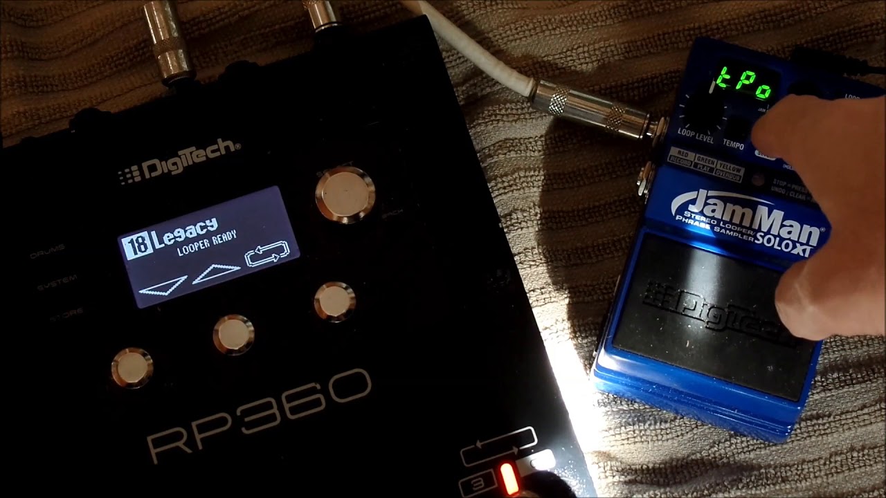 Базовые инструкции по DigiTech JamMan Solo XT, часть 2