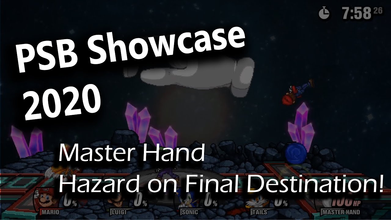 SSF2 Beta Mods/PSB Showcase 2020: Master Hand Hazard on Final Destination!