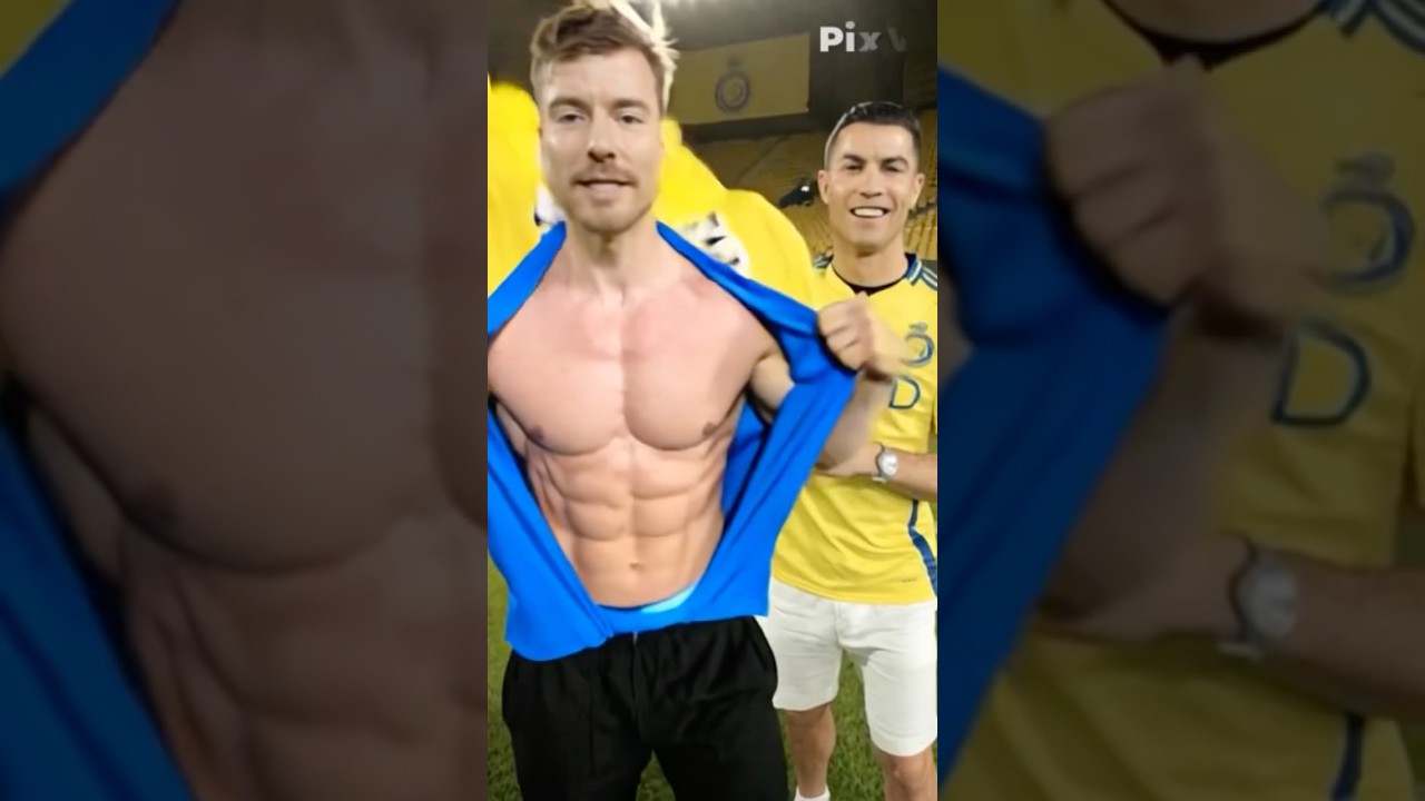 Ai mrbeast vs ronaldo CR7 #ai #beast #cr7 #video #football #ronaldojr #ronaldo #mrbeast
