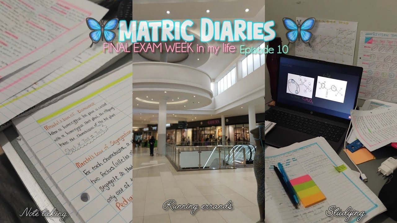 FINAL EXAM WEEK VLOG 😭📚 | Study With Me, Exam Reactions + Matric 2025 Motivation