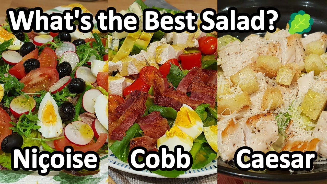 What's the Best Lettuce Salad? 🥬 Caesar, Cobb, Niçoise