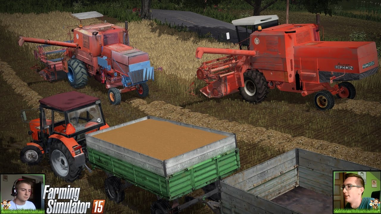 Polska Wieś v2 - Po sąsiedzku #8 Żniwa na 2 bizony ☆ FS15 Multiplayer ㋡ MafiaSolec & Bronczek