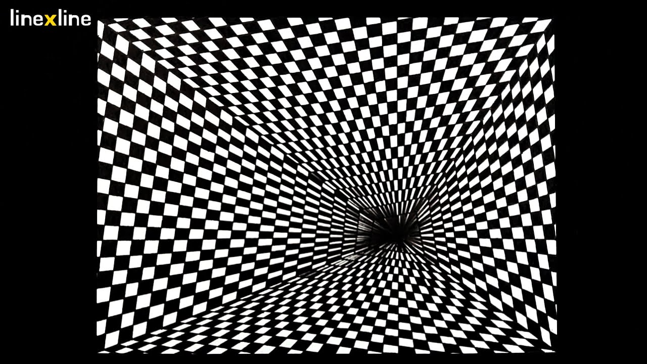 [OP ART] How to draw optical illusion art | Geometric art #003