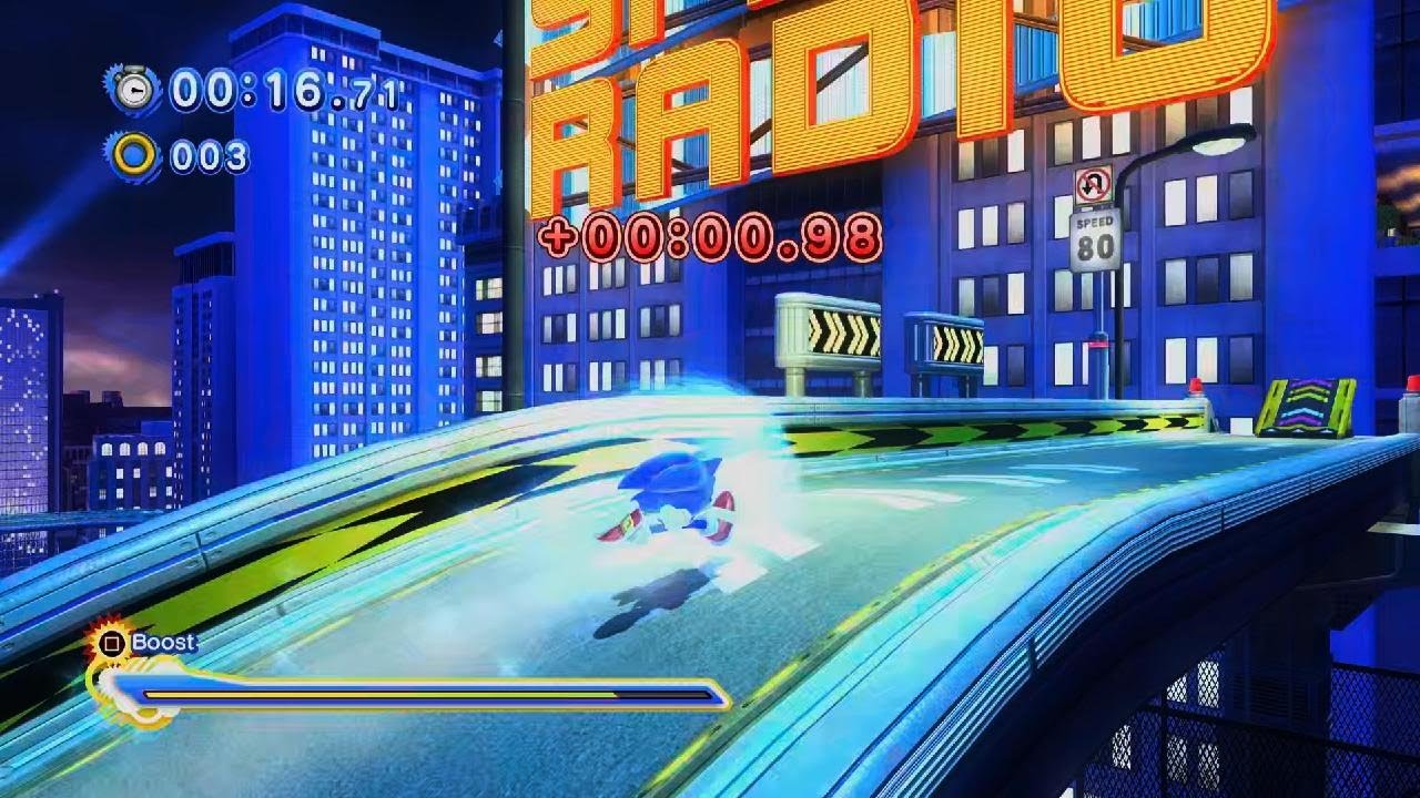Speed Highway but with Westopolis SONIC GENERATIONS