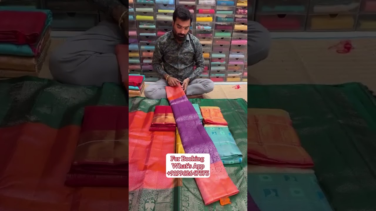 Kanchipuram Silks Sarees low price @Drganeshsahsilks 