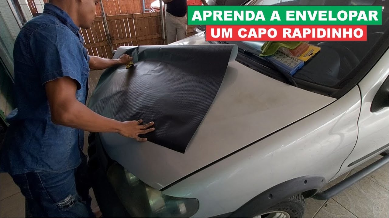 ENVELOPANDO CAPO RÁPIDO E FÁCIL ADESIVO FIBRA DE CARBONO