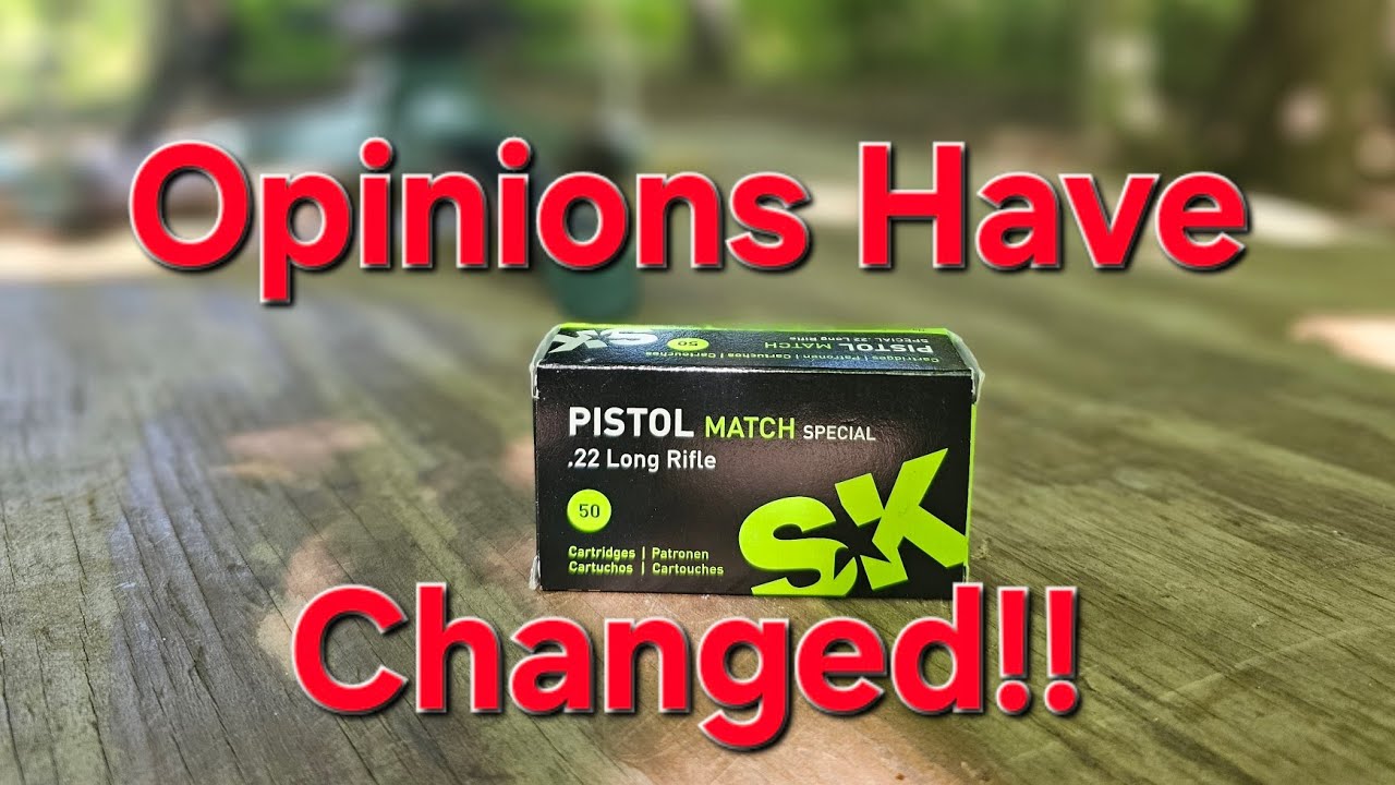 Rimfire Ammo Testing Part 5: SK Pistol Match Special 50rds at 50yrds!!