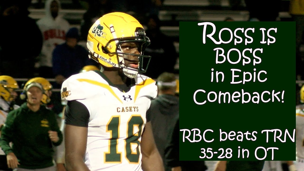 Red Bank Catholic 35 Toms River North 28 (OT) | Week 8 Highlights | Emanuel Ross GW TD in OT