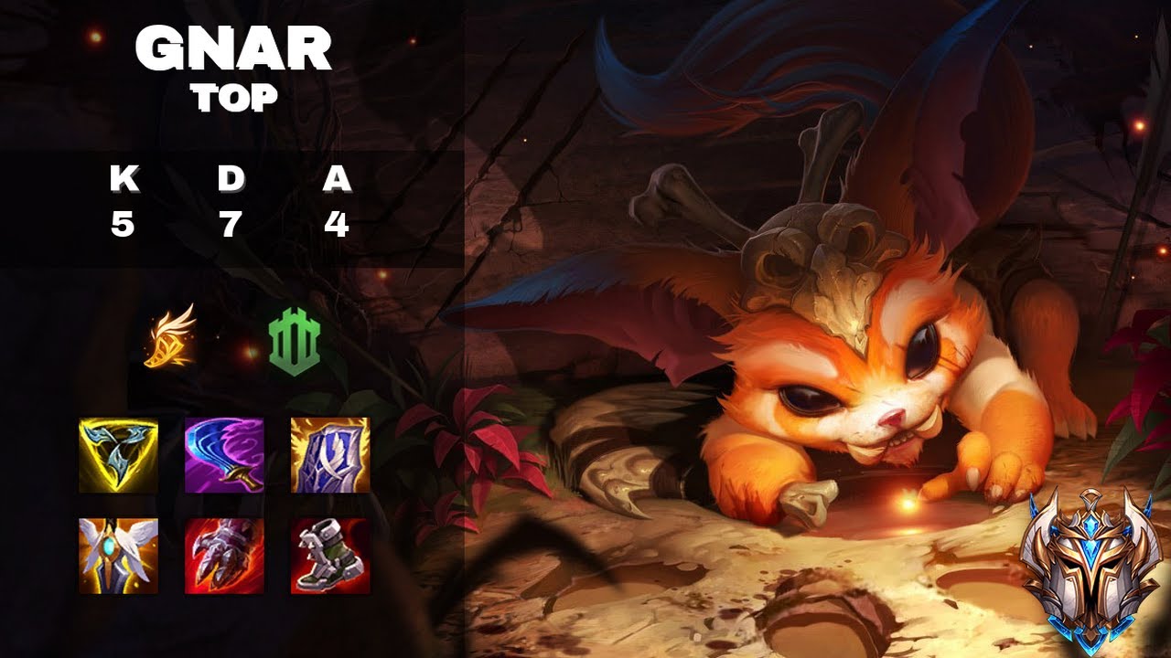 Top Gnar vs Irelia - Challenger League of Legends Replay