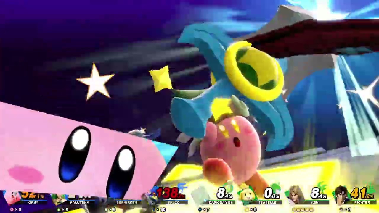 Super Smash Bros. Ultimate: 4 vs 4 Stock Battle (Blue Team vs Green Team)