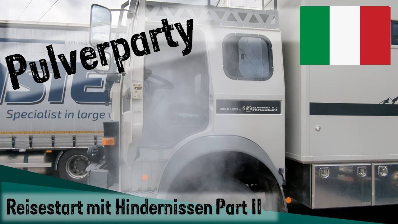 Andiamo a Sicilia! Pulverparty = Reisestart mit Hindernissen | Signallichttreffen | Italien