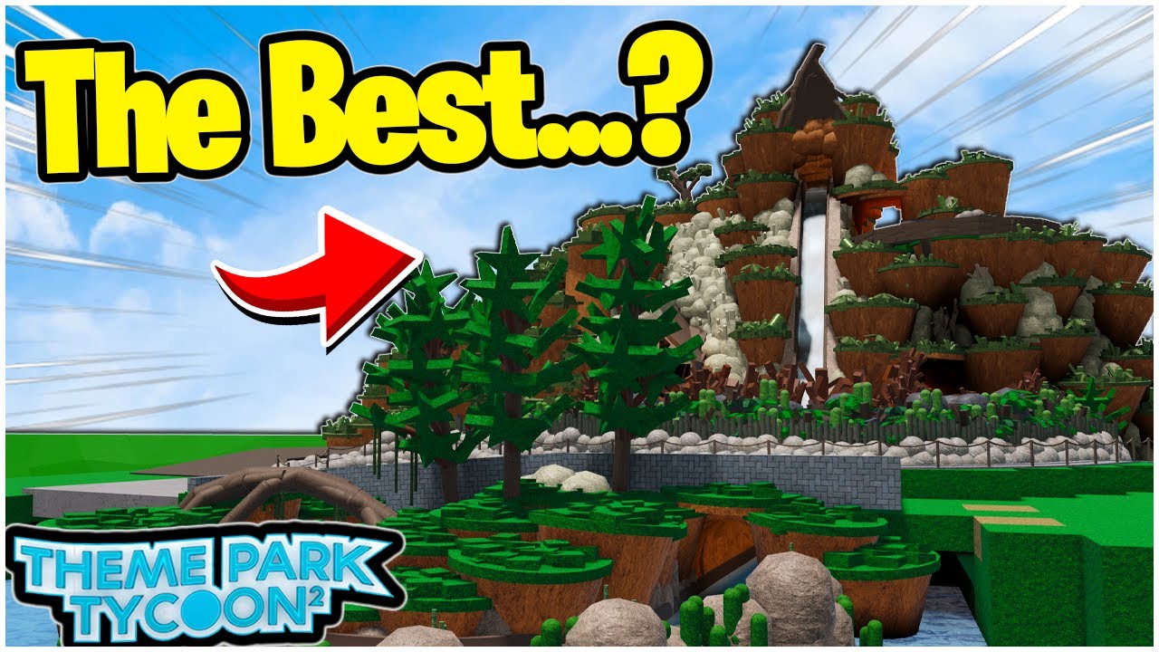 Theme Park Tycoon 2 INCREDIBLE Splash Mountain! 😳