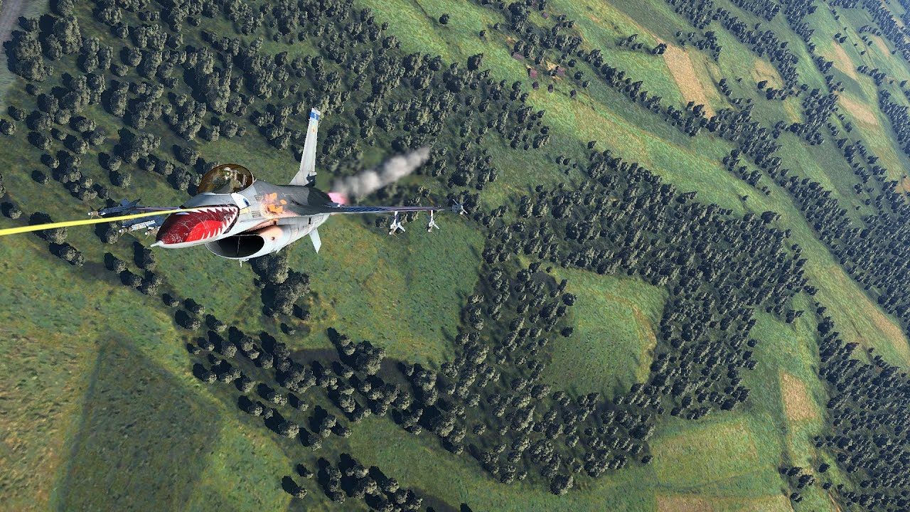 War Thunder SIM Battle!! F-16 vs F-14 | VR