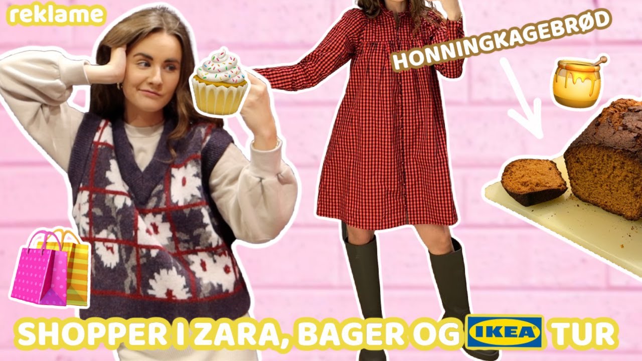 EN DAG MED MIG: SHOPPER I FIELDS🛍, BAGER HONNINGKAGEBRØD🍯, SMYKKE HAUL✨& IKEA TUR 💙
