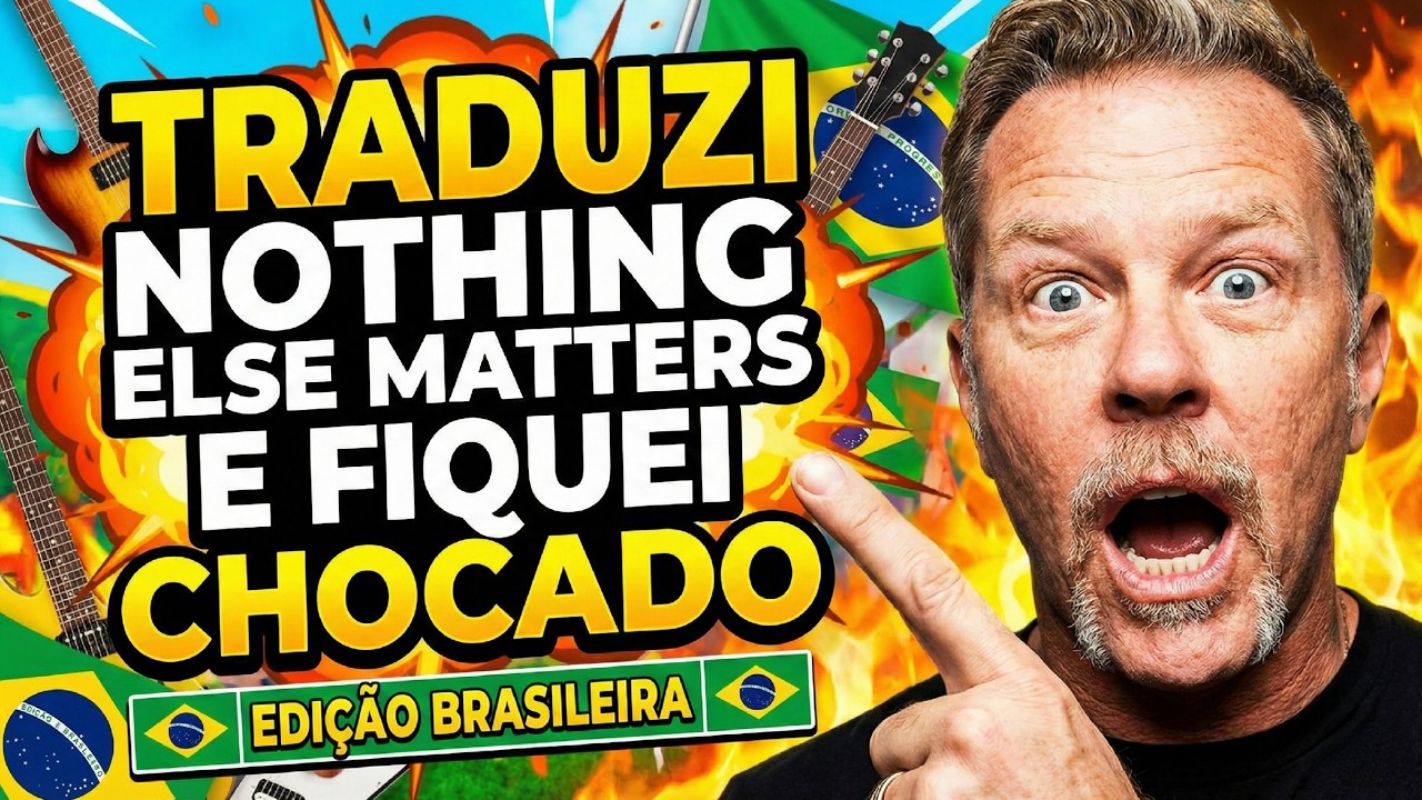 Nothing Else Matters em Português | Metallica -  Cover 🎸 