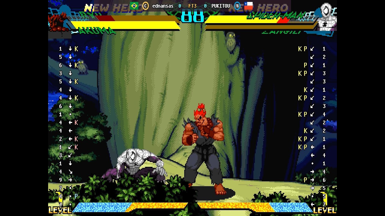 Marvel vs. Street Fighter - 🇧🇷 ednansas(C) vs 🇨🇱 PUKITOU(B) | Fightcade (2026-03-13 00:10 UTC)