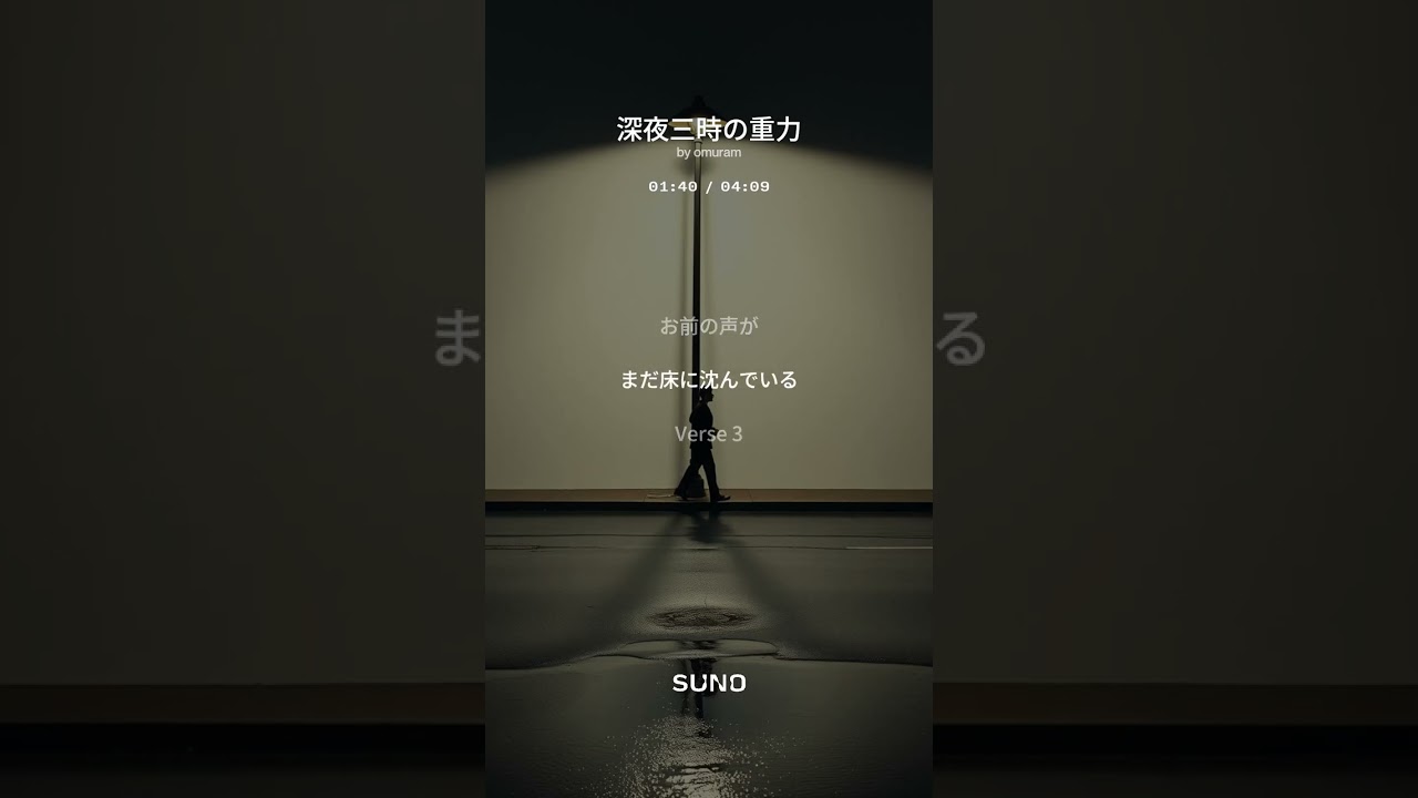 「深夜三時の重力」