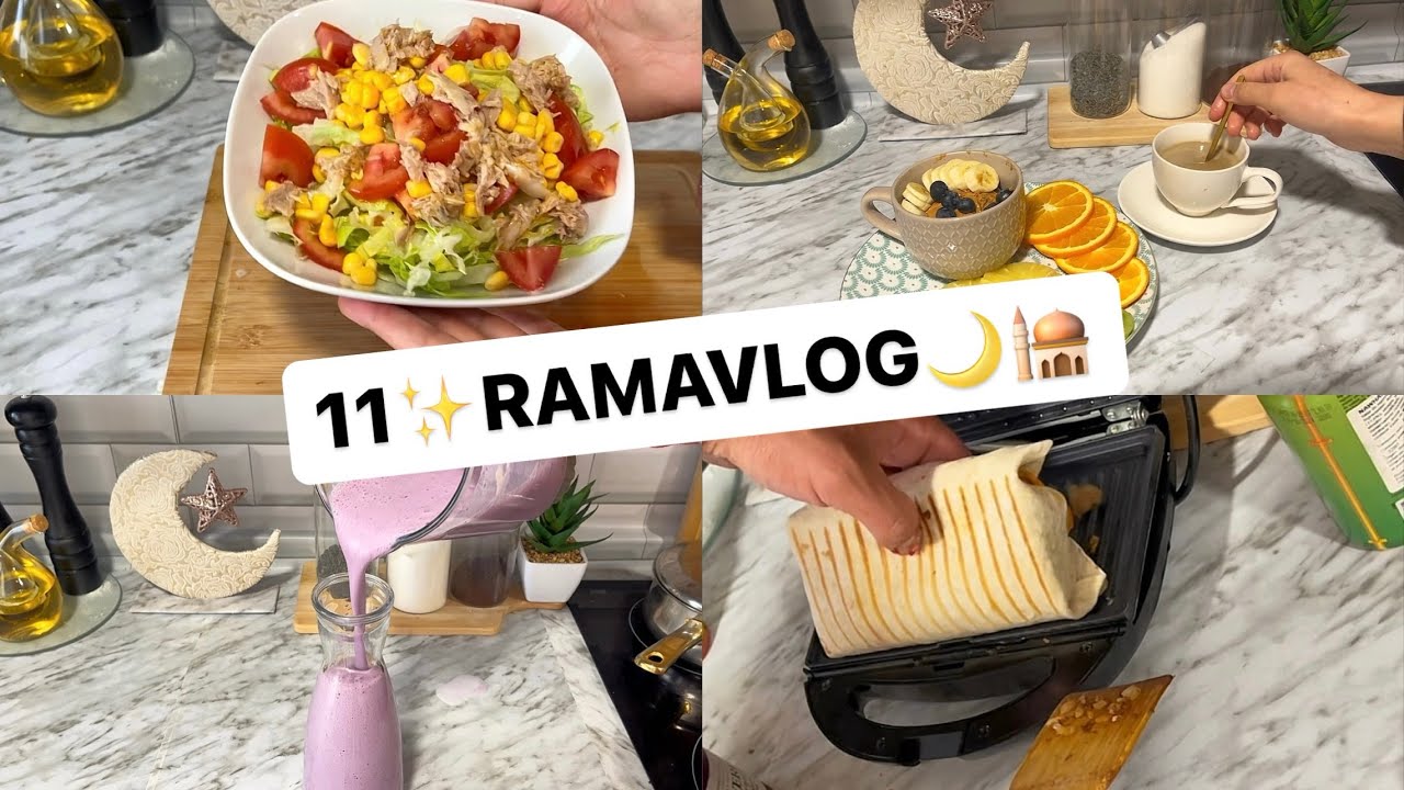 11° RAMAVLOG preparamos unos TACOS🔥|ensalada 🥗y un DESAYUNO saludable✅
