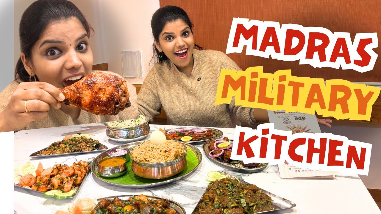 Best Restaurant in Nungambakkam? 🤯 | Madras Military Kitchen Full Review | Multi-Cuisine Feast!