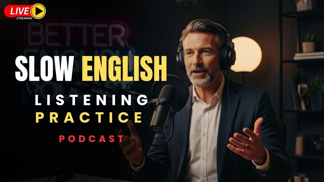 Learn English While Sleeping | 24 Hours Slow English Listening & Speaking Practice #englishpodcast