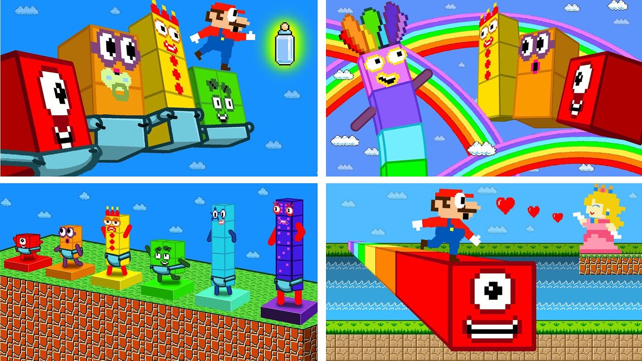 Funniest Mario and Numberblocks mix level up | videos ALL EPISODES (SEASON 20) | Game Animation