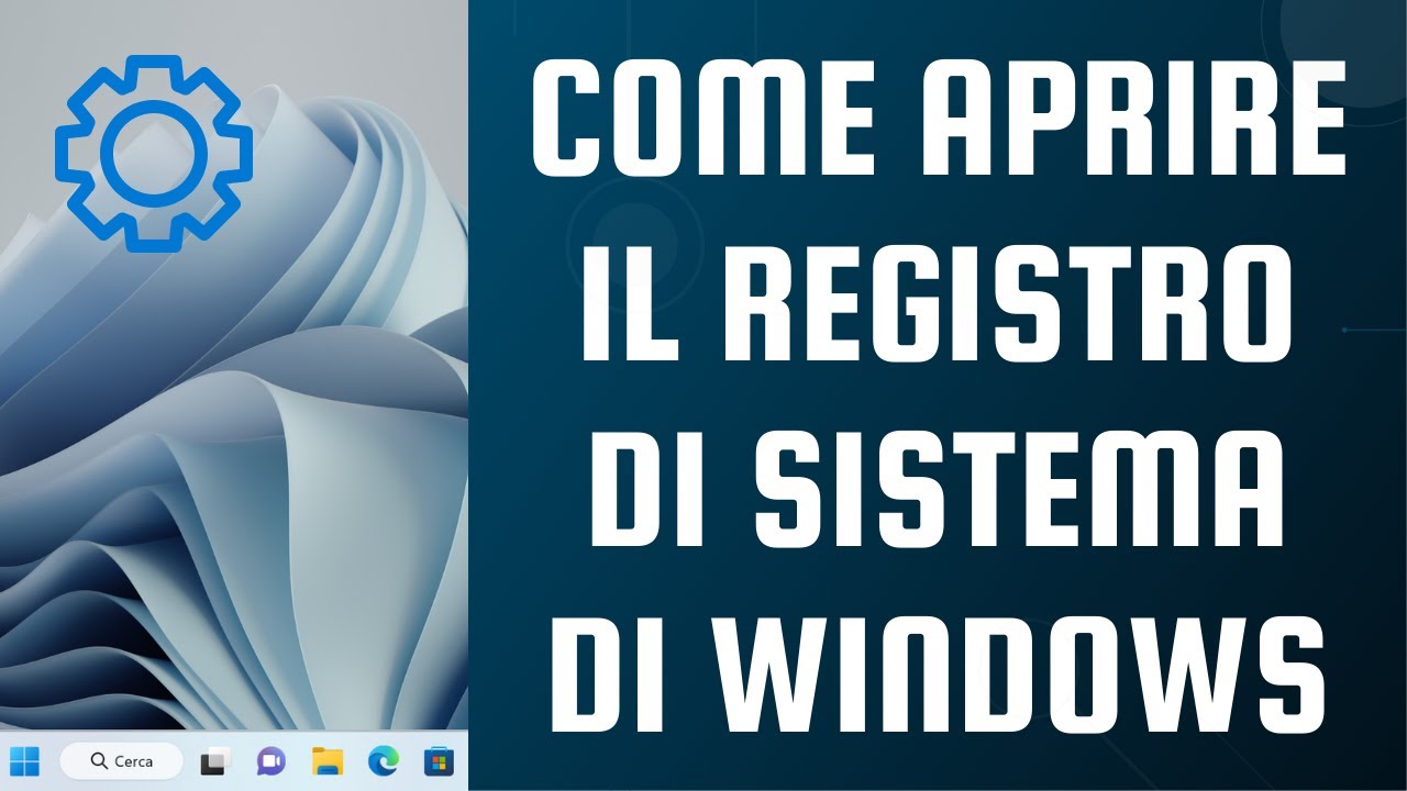 Come aprire il registro di sistema di Windows 11