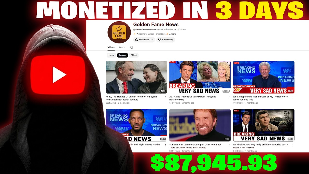 How I Actually Make VIRAL Celebrity News Videos (Using Only AI)