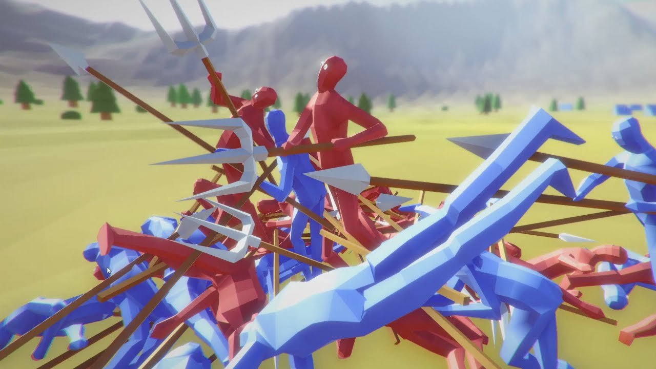 Абсолютно точный симулятор битвы — Фермеры против всего! — Игровой процесс вкладки